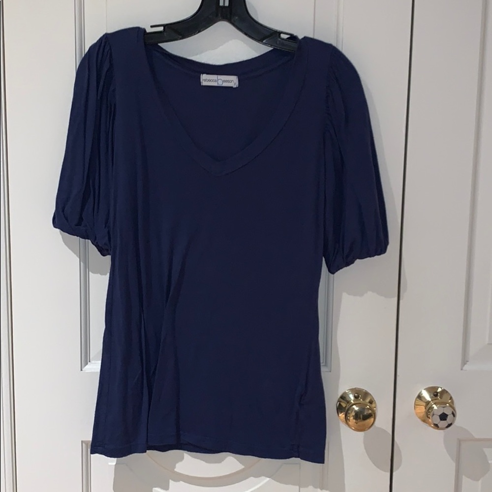 Rebecca Beeson Navy Top, Size 2